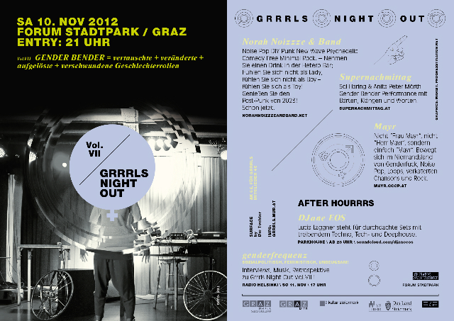 grrrls night out - graz - flyer